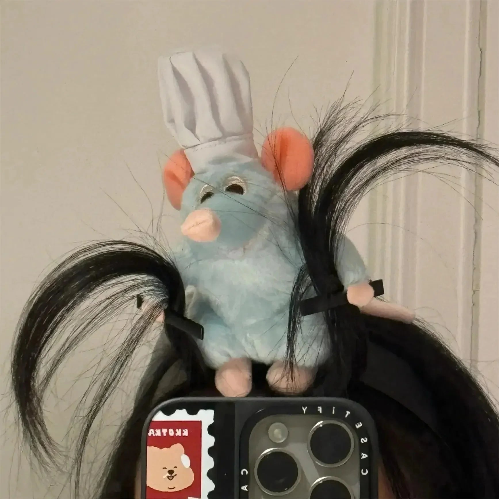 Coven Collections Rat Chef Headband – Cute Plush Halloween Prop