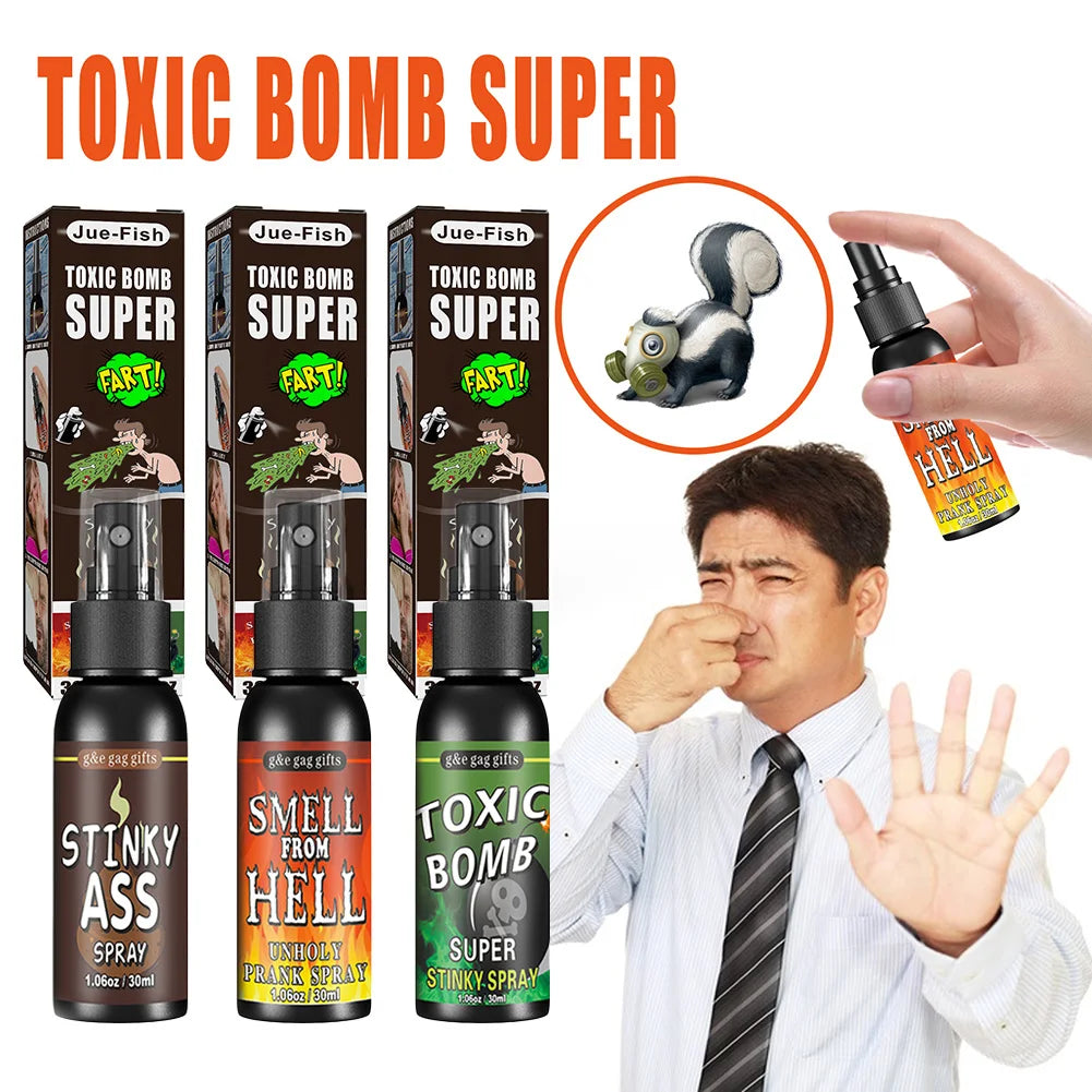 Coven Collections – “Toxic Bomb” Prank Spray (Super Stinky Gag Toy for Halloween & Parties)