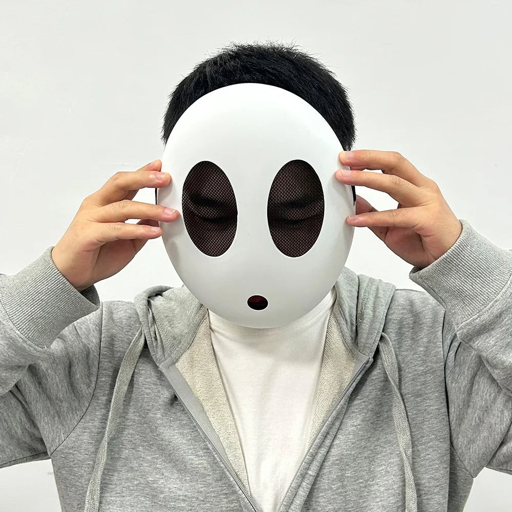 Coven Collections Shy Ghost Mask – Minimalist Halloween Costume Accessory