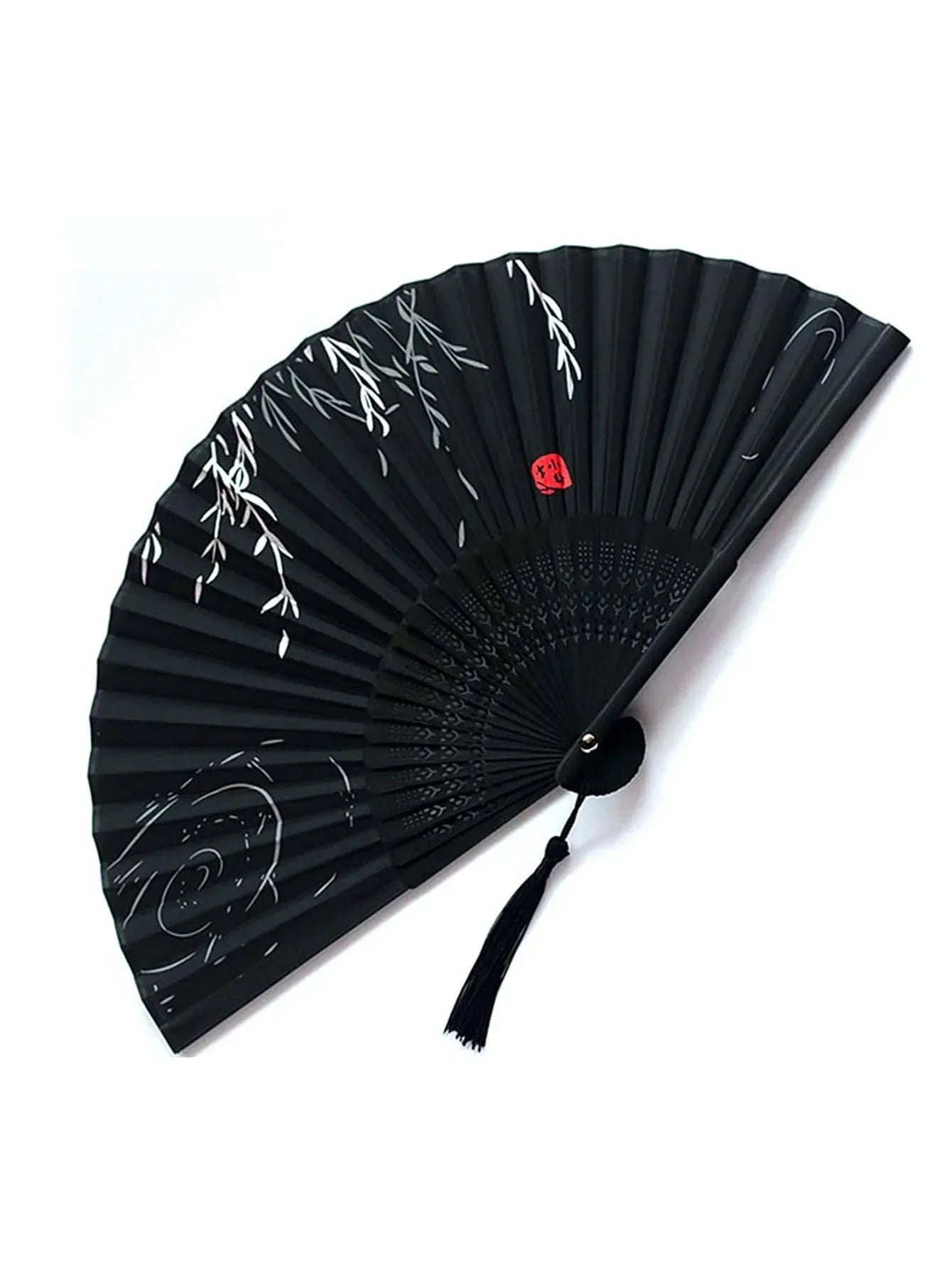 Coven Collections – Midnight Willow Folding Fan