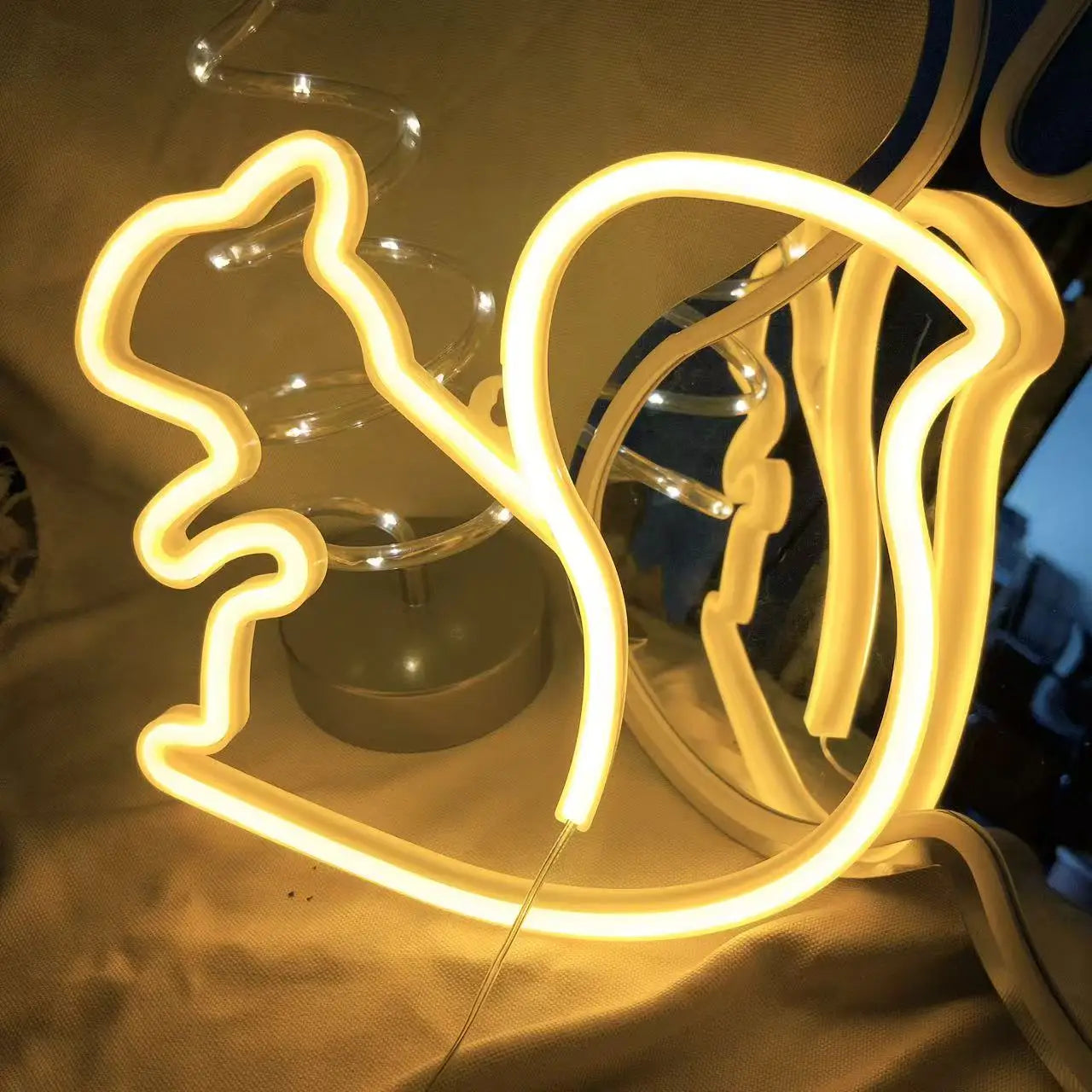 Coven Collections – LED Bat Spirit Neon Wall Light | Halloween Party Décor & Spooky Home Accent (USB or Battery Powered)