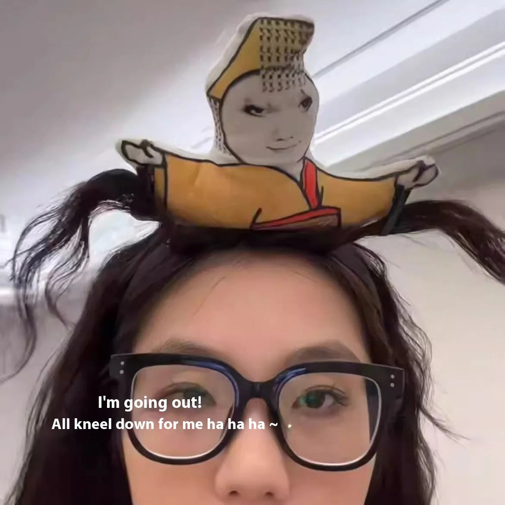 Coven Collections Rat Chef Headband – Cute Plush Halloween Prop