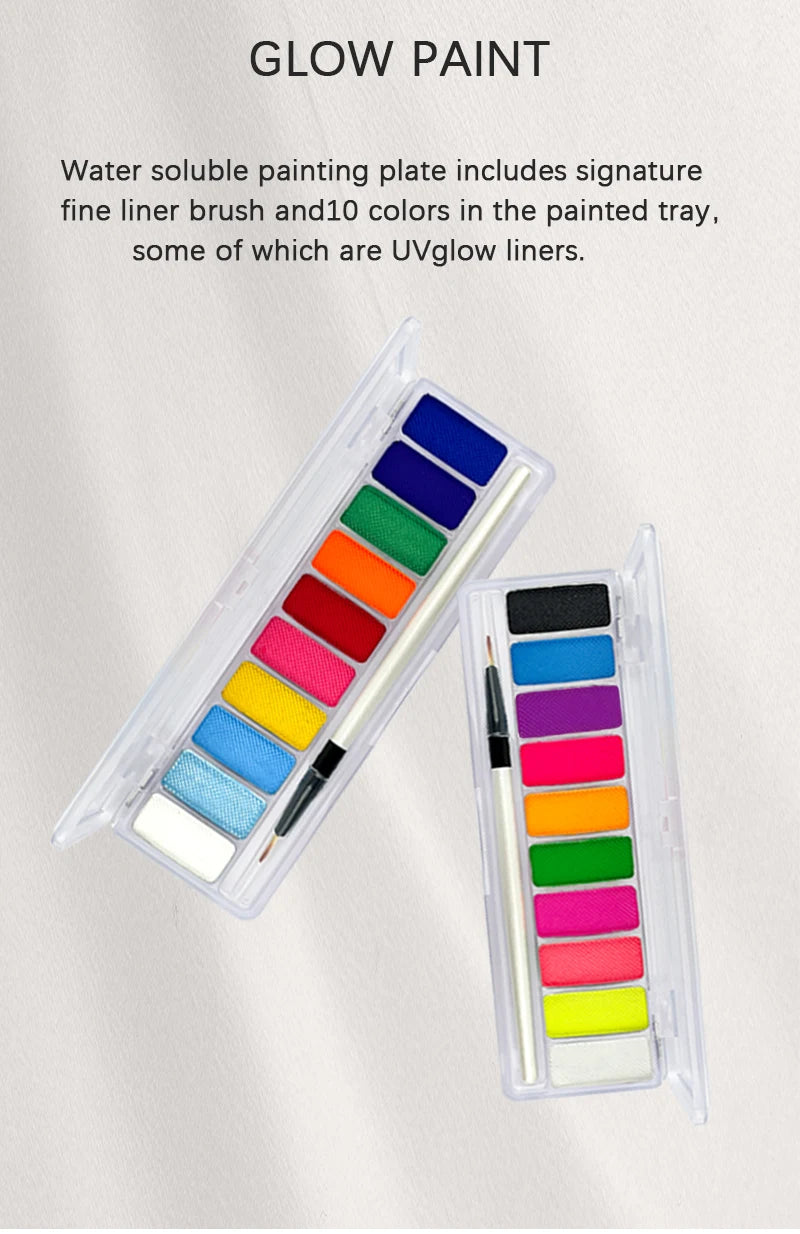 Coven Collections Glow-in-the-Dark UV Face & Body Paint Palette