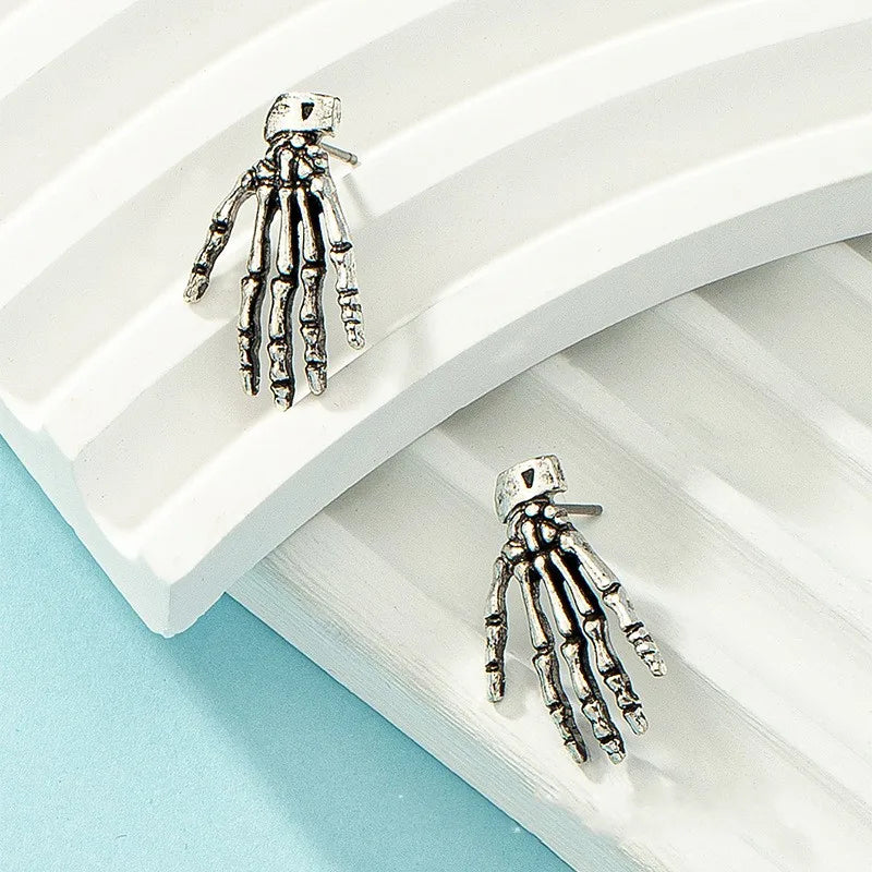 Coven Collections Skeleton Drop Earrings – Gothic Halloween Dangle Jewelry
