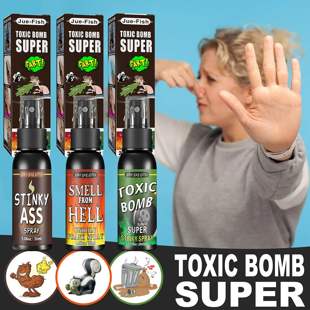 Coven Collections – “Toxic Bomb” Prank Spray (Super Stinky Gag Toy for Halloween & Parties)