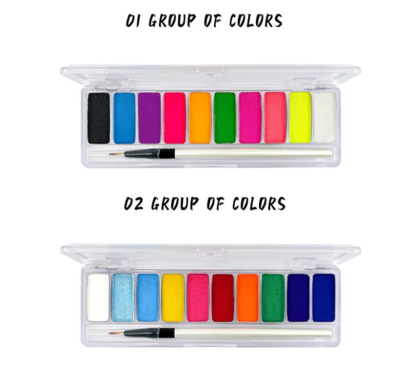 Coven Collections Glow-in-the-Dark UV Face & Body Paint Palette