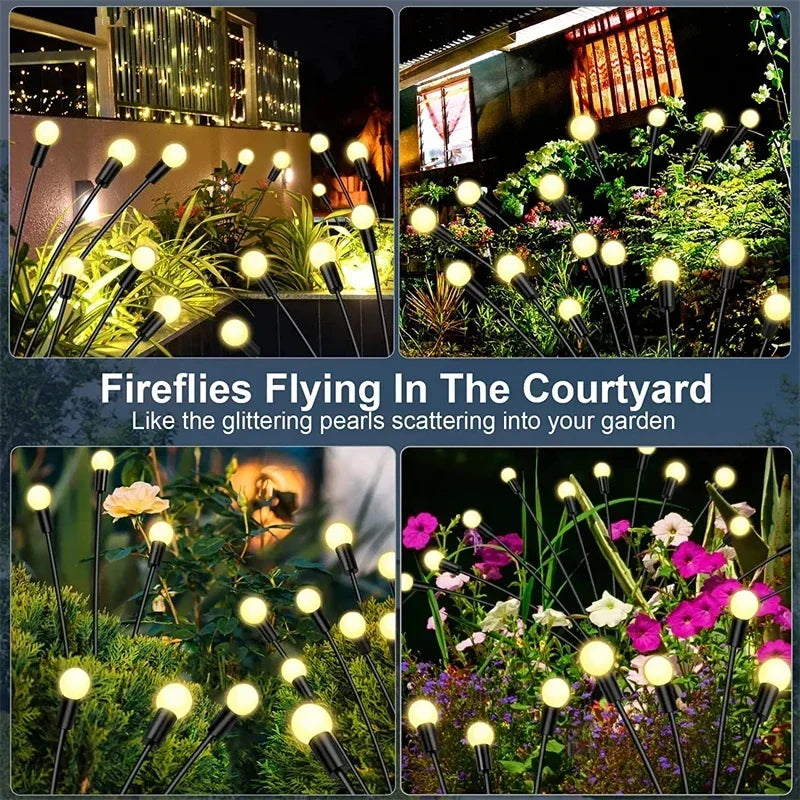 Coven Collections – Solar Firefly Garden Lights (LED Outdoor Lawn Decoration)