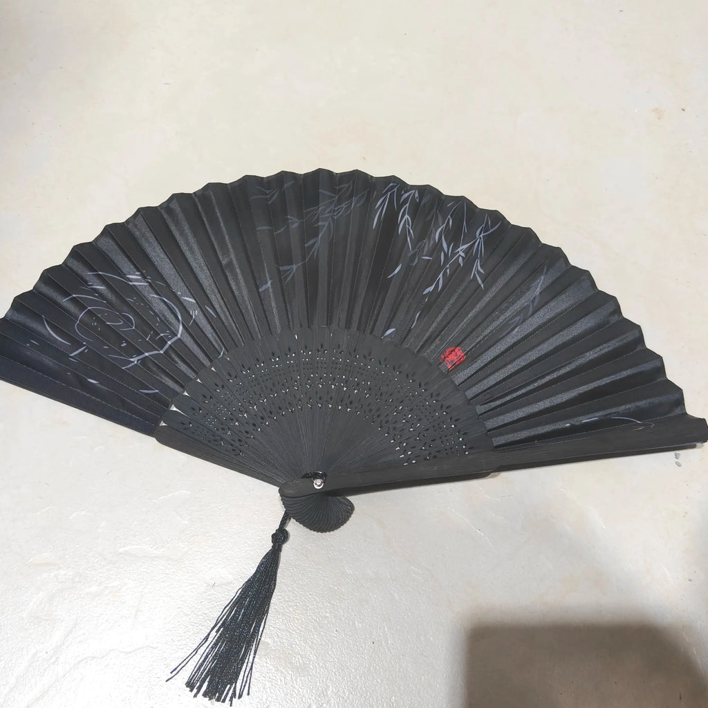 Coven Collections – Midnight Willow Folding Fan