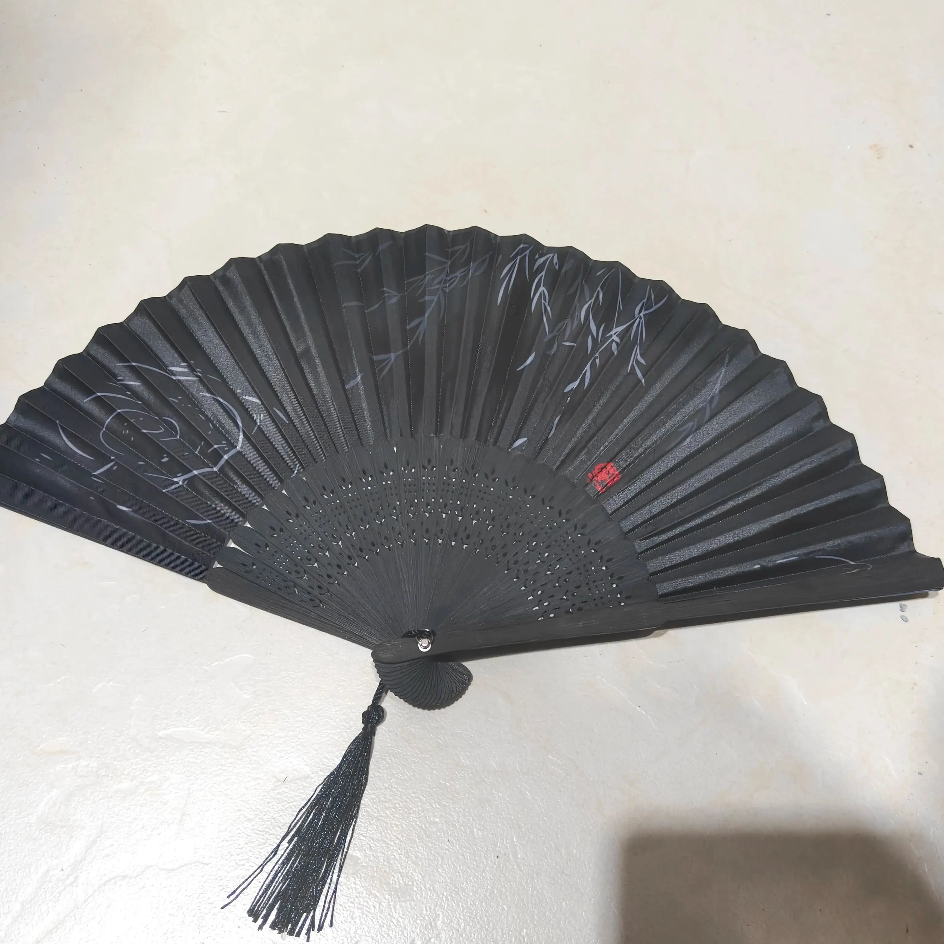 Coven Collections – Midnight Willow Folding Fan