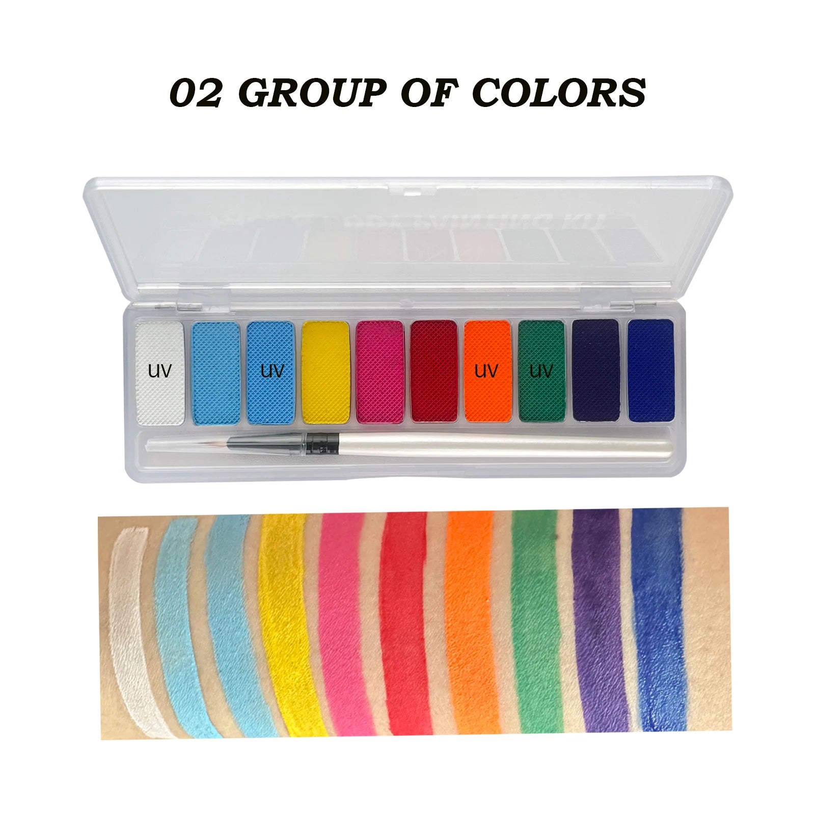 Coven Collections Glow-in-the-Dark UV Face & Body Paint Palette