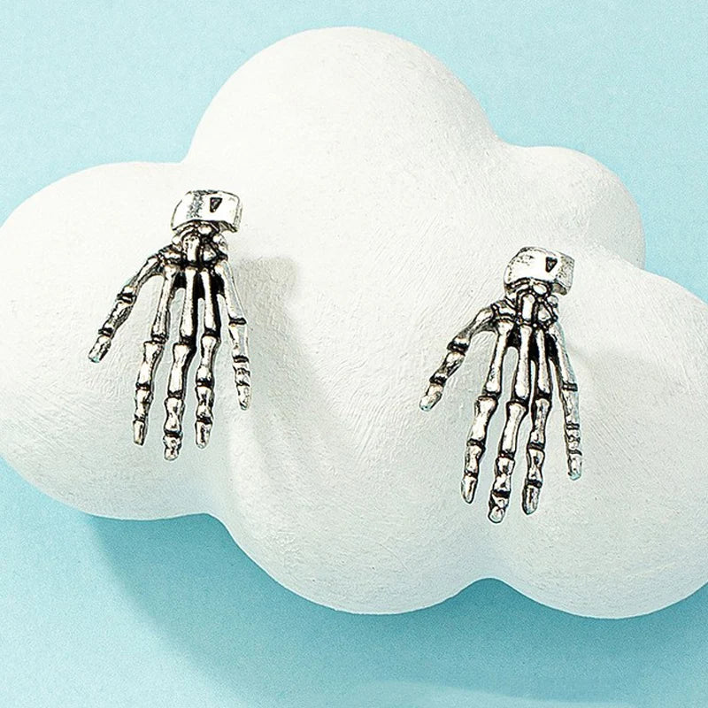 Coven Collections Skeleton Drop Earrings – Gothic Halloween Dangle Jewelry