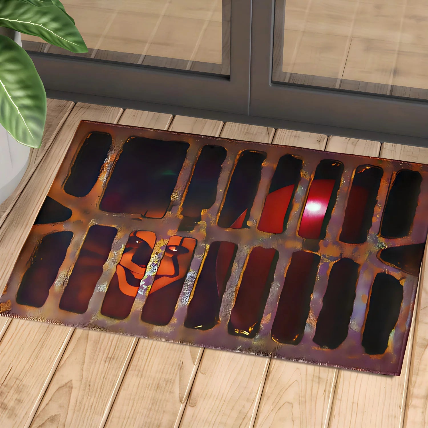 Coven Collections – Spooky Pennywise Clown Halloween Door Mat | Horror-Inspired Non-Slip Mat for Indoor & Outdoor Use